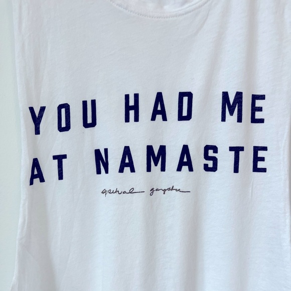 Spiritual Gangster You Had Me At Namaste Coachella Tank Small - Picture 3 of 10